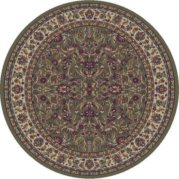 Concord Global Trading 3 ft. 11 in. x 5 ft. 7 in. Jewel Kashan - Green 40654 - main